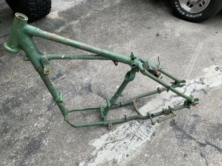 Vintage Triumph Hardtail Rigid Hard Tail 650 500 Frame With Papers 1952