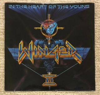 Winger - In The Heart Of The Young Lp Record 1990 Can 