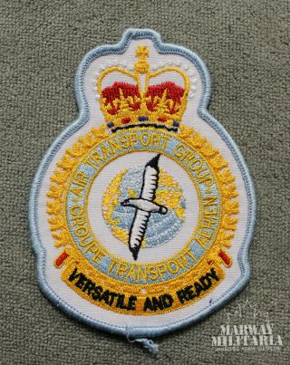 Caf Rcaf,  Air Transport Group Squadron Jacket Crest / Patch (19861)