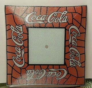 Coke Coca Cola Stained Glass Ceiling Light Lamp Shade Cover 14 Inch -
