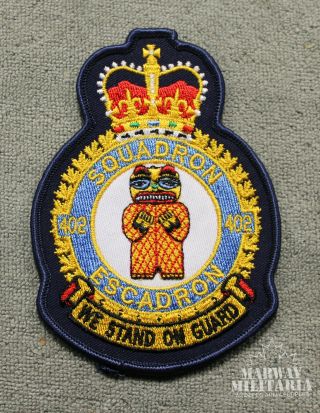 Caf Rcaf 402 Squadron Jacket Crest / Patch (19878)