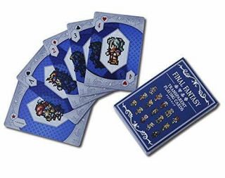 Square Enix Final Fantasy Clear Playing Cards 30th Anniversary Exhibition Anime