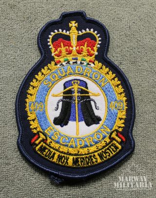 Caf Rcaf 409 Squadron Jacket Crest / Patch (19897)