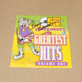 Chuck E.  Cheese Greatest Hits Cd Signed By Duncan Brannan