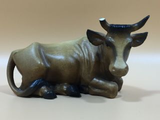 Ox Bull Anri Bernardi 5.  5” Nativity Italian Hand Carved Figure