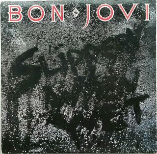 Bon Jovi " Slippery When Wet " Vinyl Lp - 1986 Mercury 422 - 830 264 - 1 M - 1,  53 - Vg,