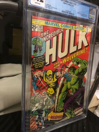 Incredible Hulk 181 CGC 9.  2 White Pages Perfect Centering 2