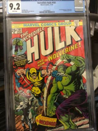 Incredible Hulk 181 CGC 9.  2 White Pages Perfect Centering 3