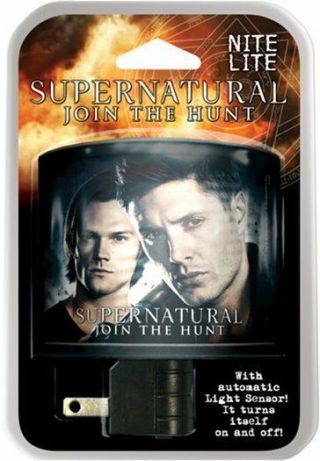 Supernatural Tv Series Sam And Dean Figures Photo Night Light
