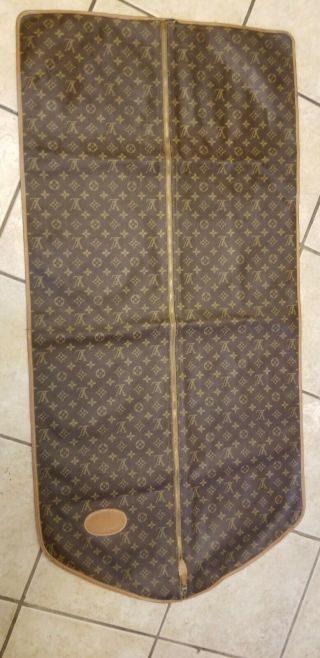 Vintage Louis Vuitton Monogram Garment Travel Bag 48 " By 23.  5 "