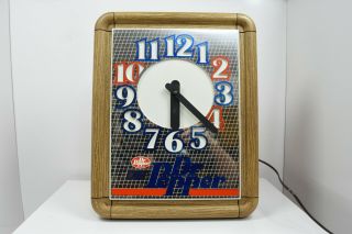 Vintage Diet Dr Pepper Electric Advertising Wall Clock