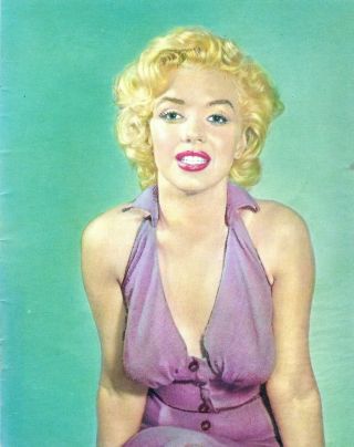 1953 Pin Up Girl Lithograph Marilyn Monroe 138