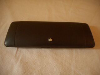 Mont Blanc 3 Pen Brown Case Box Only Germany No Pens Some Use Wear