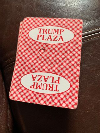 Trump Plaza Casino Playing Cards Atlantic City Nj