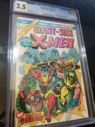 Giant Size X - Men 1 Cgc 3.  5