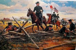 Dale Gallon " Buying Time " Signed Framed 1684/1863 Ltd Edition Print Gettysburg