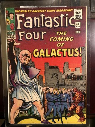 Fantastic Four 48 1st Appearance of the Silver Surfer & Galactus Grade at 4.  5 3