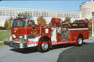 Fire Apparatus Slide,  Engine 61,  Hillside / Md,  1978 Hahn