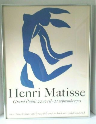 Henri Matisse Blue Nude Poster Grand Palais 1970