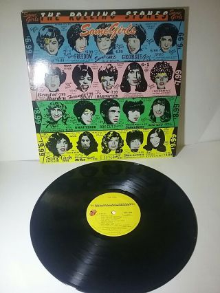 Rolling Stones Some Girls 1st Press Withdrawn Cover Ex,