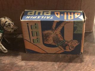 Vintage 1950’s Tin Tailspin Pup Windup - MIB - Boxed - 3