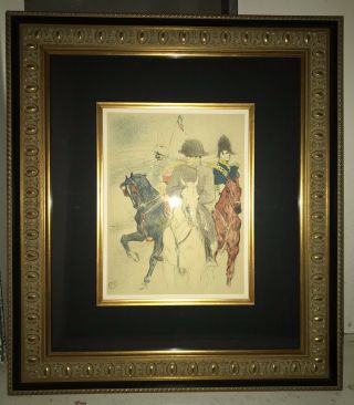 Henri De Toulouse Lautrec Lithograph Napoleon - Signed