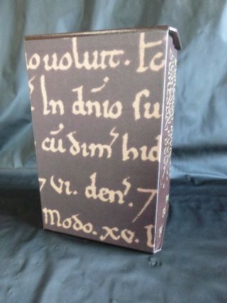 Folio Society The Domesday Book,  3 Vol.  Set W/slip - Case Books Like