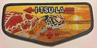 I - Tsu - La Oa Lodge 99 Bsa Coastal Georgia Council Ga Loggerhead Turtle Nuke Flap