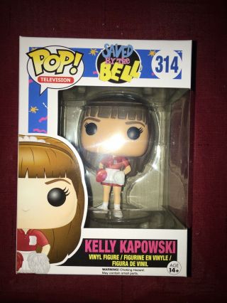 Funko Pop Vinyl Figure Saved By The Bell - Kelly Kapowski 314 Tv Pop With Case