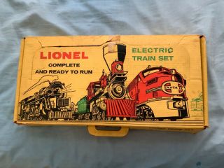 Vintage Lionel Train Set 1627 - S.  Steam Train With Smoke.  Box