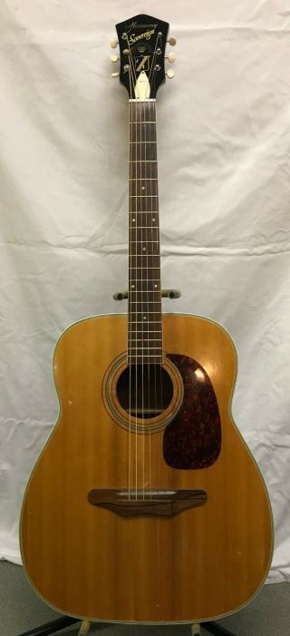 Vintage 1960s Harmony Sovereign H1260 Acoustic Guitar Great Shape