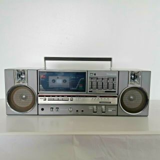 Panasonic Rx - C45 Vintage Boombox Ghettoblaster Stereo Cassette Radio Great Sound
