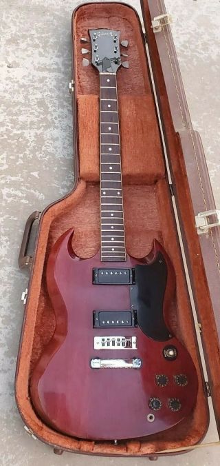 Vintage 1972 Gibson Sg Special In Cherry Gorgeous But Needs A Neck Repair