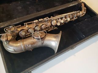 Vintage Conn Curved Soprano Saxophone Low Pitch