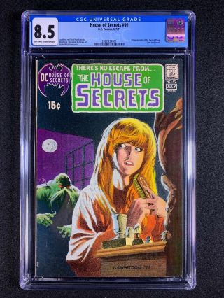 House Of Secrets 92 Cgc 8.  5 (1971) - 1st App Of The Swamp Thing