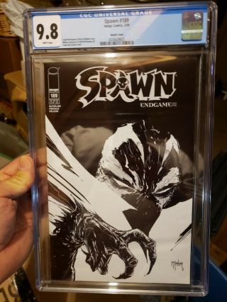 Spawn 189 Sketch: Cgc 9.  8.  Case Is Perfect