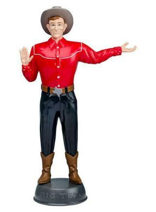 Big Tex From Texas State Fair Statue,  13 " Tall,
