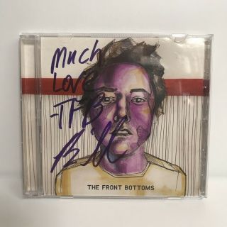 The Front Bottoms - Self Titled Cd Album Brian Autographed Signed