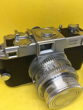 Vintage Kodak Ektra Camera With 50mm F/1.  9 Ektar Lens.  Pretty