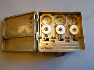 Vtg Bankers Dustproof Timelock Company Bank Vault Time Lock Illinois Watch Co.