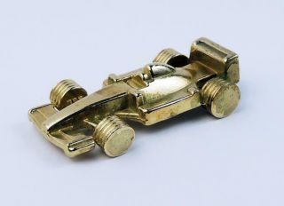 Large Formula One Vintage Gilt Brass Pendant
