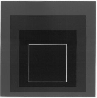 Abstract Josef Albers Serigraph/silkscreen Print,  1968,  Homage To The Square