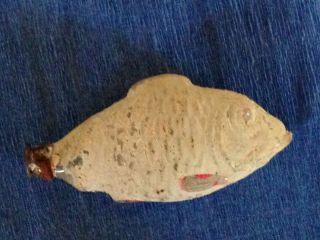 Antique German Feather Tree Christmas Ornament A Fish