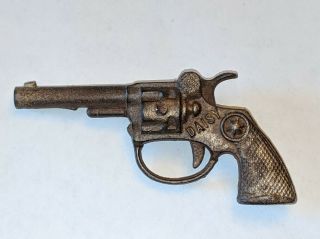 Vintage Antique Daisy Metal Pistol Gun Toy Miniature