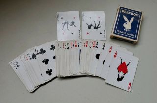 Vintage playing cards,  Playboy - complete 1973 made in USA 2