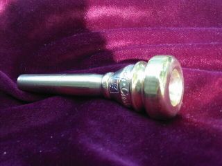 Vintage Rudy Muck 17 - C Trumpet Mouthpiece Cushion Rim 24ct Gold Plated 1