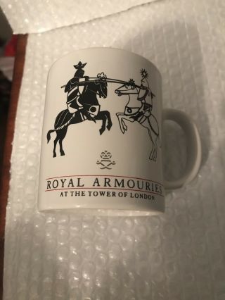 Royal Armouries The Tower Of London Mug Knights Jousting Medieval Horse England