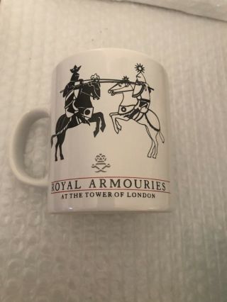 Royal Armouries The Tower of London Mug Knights Jousting Medieval Horse England 3