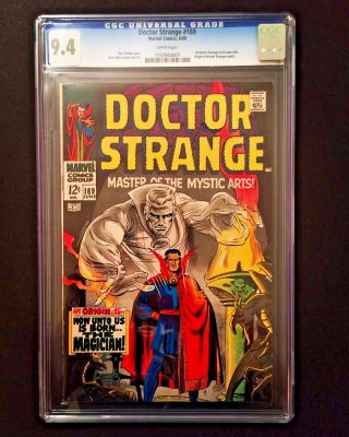 Doctor Strange 169 Cgc 9.  4 Nm Wp Origin 1st Appearance In Own Title Marvel