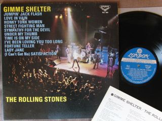 The Rolling Stones Gimme Shelter Japan Lp 1st Issue W/gate - Fold Ps Slc - 380